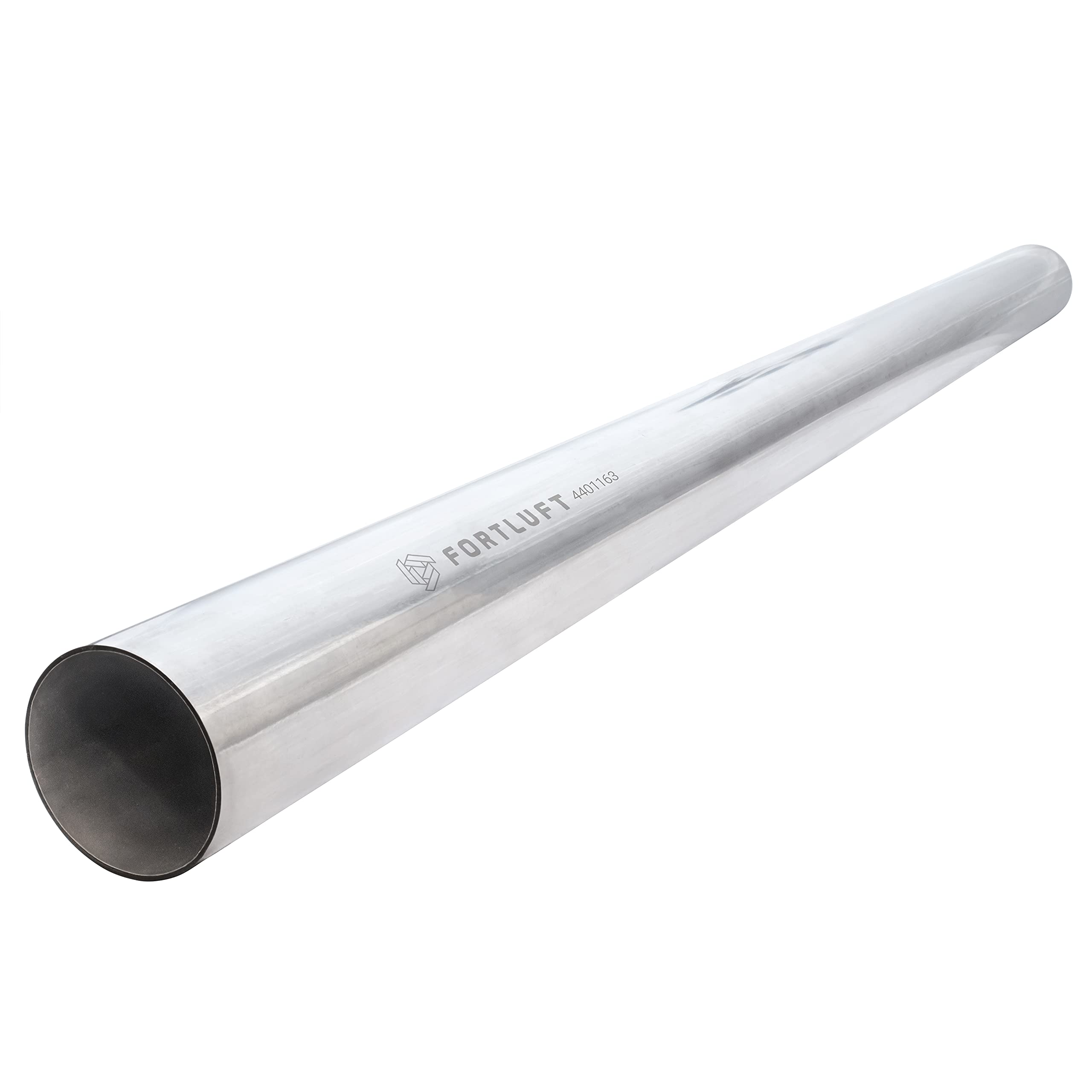 Fortluft Universal Mandrel Exhaust Bend Pipe & Elbow Stainless Steel (Straight Pipe, 2.25''/57Mm)