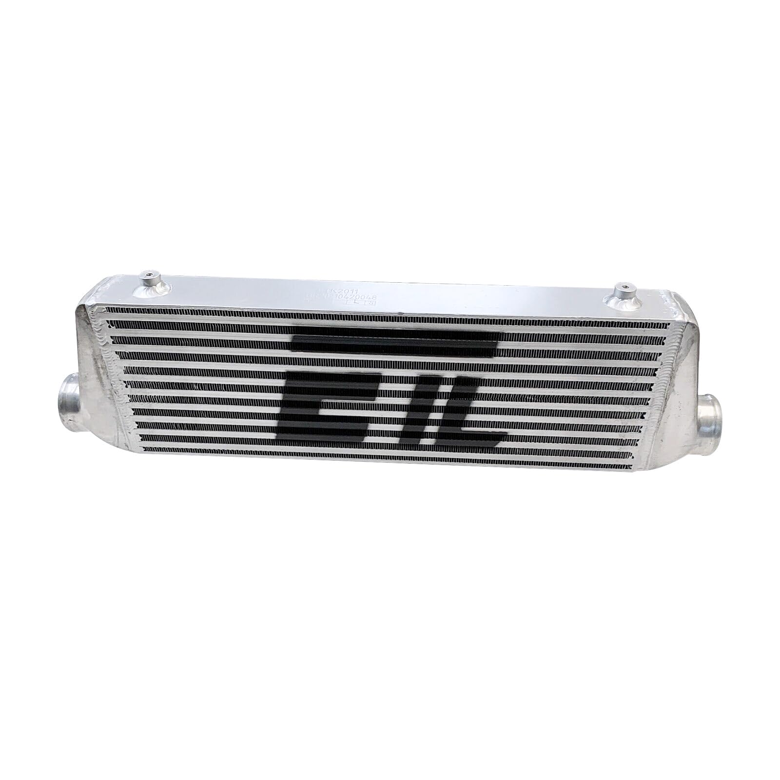 2.50 Inch Inlet/Outlet Diameter Universal Intercooler For Turbo Or Supercharger 27.30'W X 7.08'H X 2.56'T Silver Color