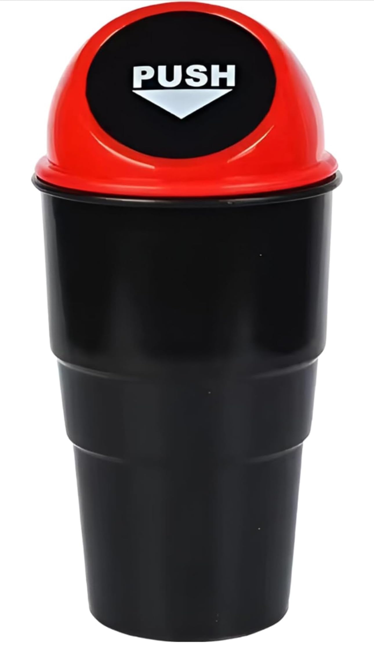 Detailiq autocare Mini Car Dustbin with Lid | Portable Trash Can for Cup Holder, Dashboard or Door Pocket | Leakproof, Compact, 
