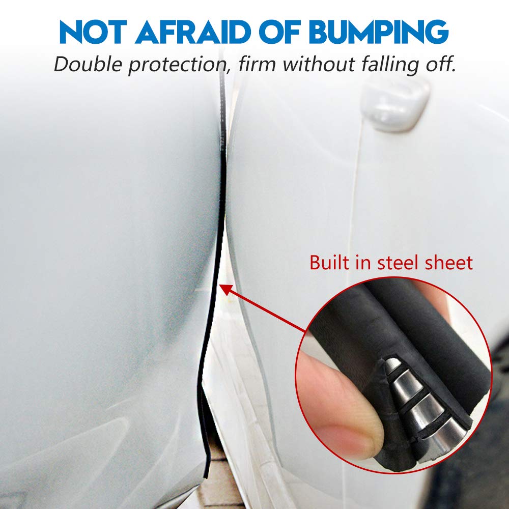 10Ft Car Door Weather Strip With Top Bulb, Pvc Plastic Trim With Epdm Rubber Seal, For Automotive, Boats, Rvs, Trucks & Home App