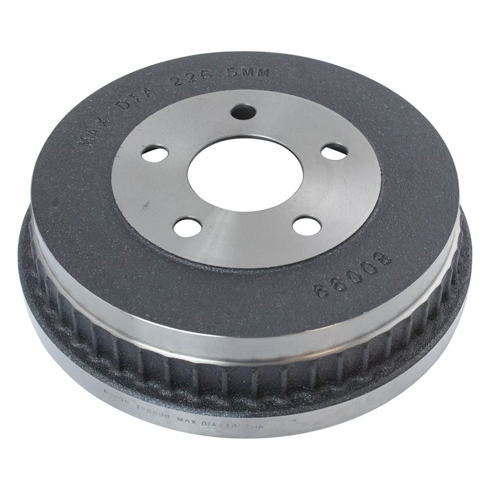 Trq Rear Brake Drum Pair Set For 2007-2005 Mercury Sable / 2001-2007 Ford Taurus