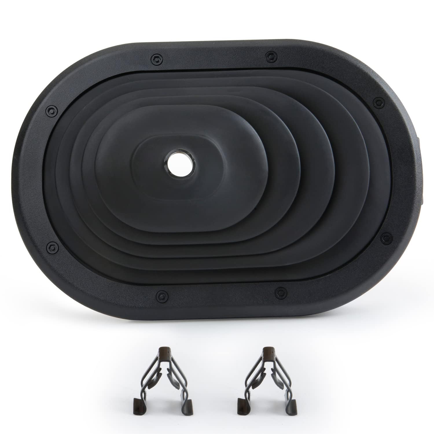 Manual Transmission Shift Boot Rubber Compatible with Jeep Wrangler 2007-2010 3.8L Replace Parts 52060069AC Black