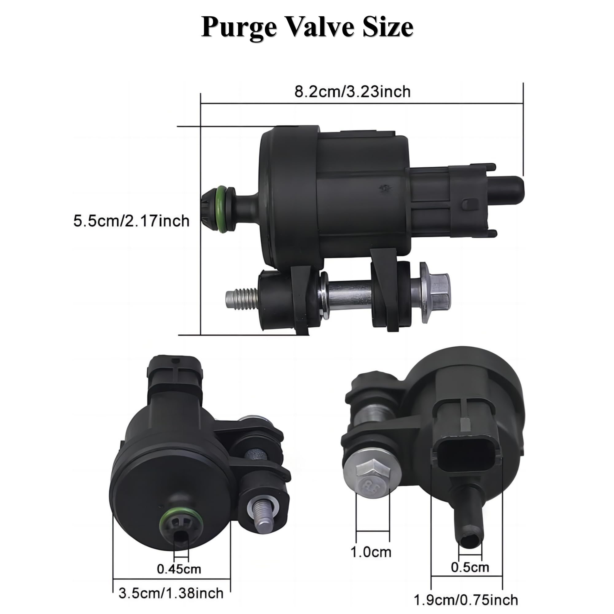 Vapor Canister Purge Valve - Compatible With Buick Enclave Lacrosse Cadillac Ats Cts Srx Xts Chevy Caprice Equinox Impala Gmc Ac
