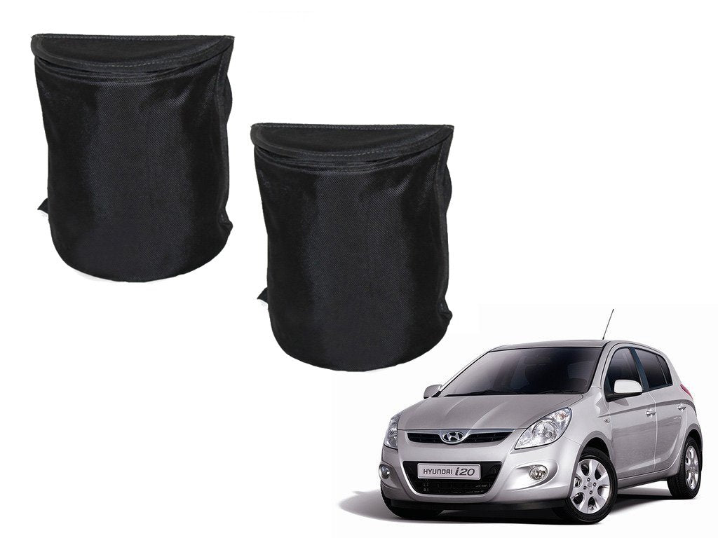 Kozdiko Semi Cylindrical Car Dustbin Set of 2 Pcs for Hyundai i20