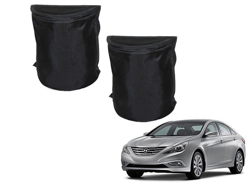 Kozdiko Semi Cylindrical Car Dustbin Set of 2 Pcs for Hyundai Sonata