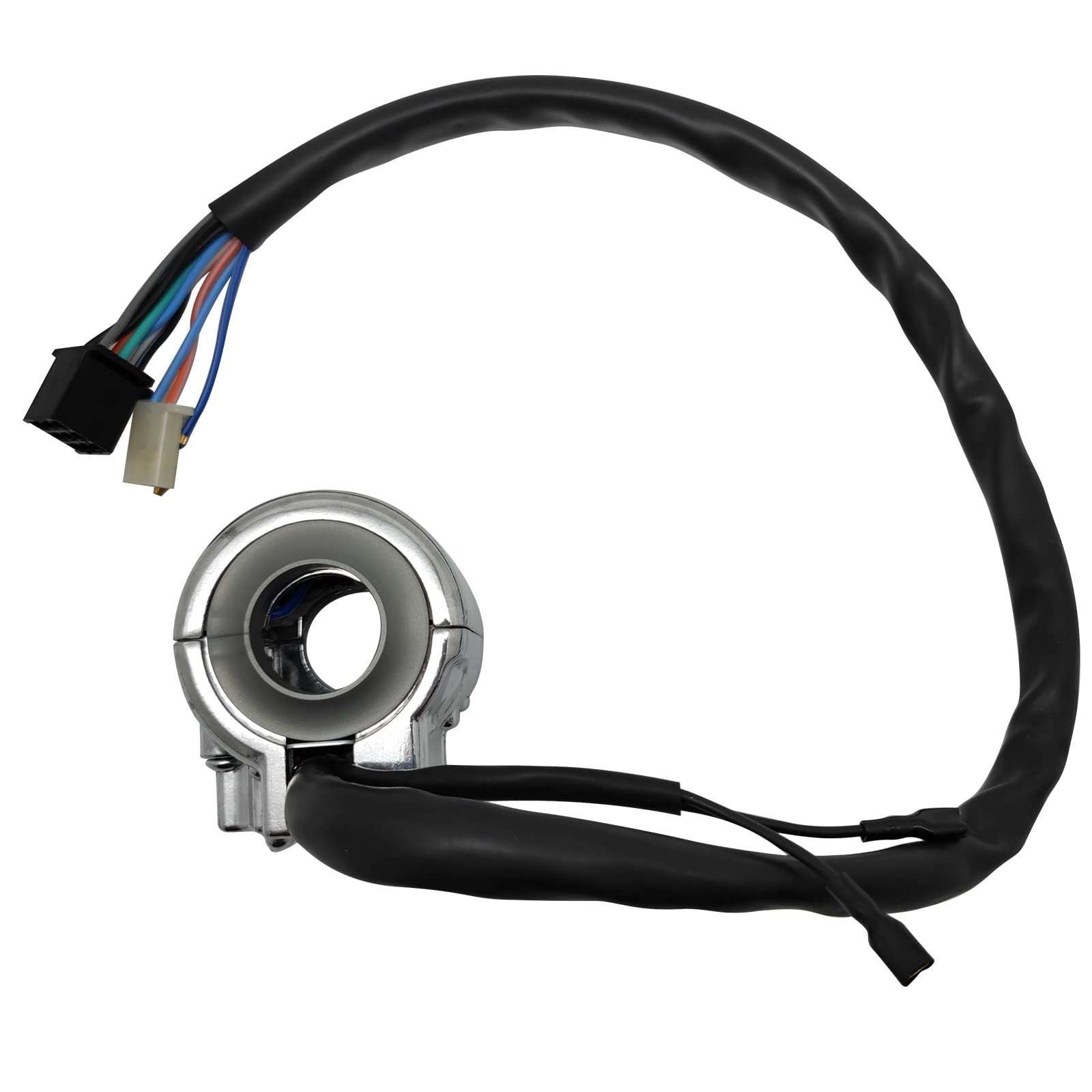 JAVIK Left Control Switch for Honda Shadow ACE 750 VT750C/VT750CD 1998-2003, OEM# 35020-MBA-000, Silver