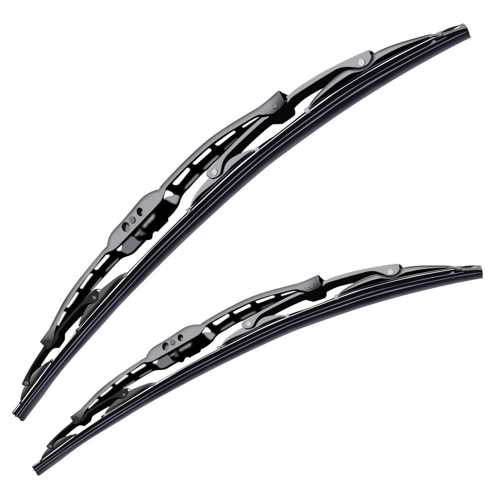Otuayauto 24''+20'' Front Windshield Wiper Blades - Replacement For Kia Soul 2009-2018 Window Wipers - J-Hook Premium All Weathe