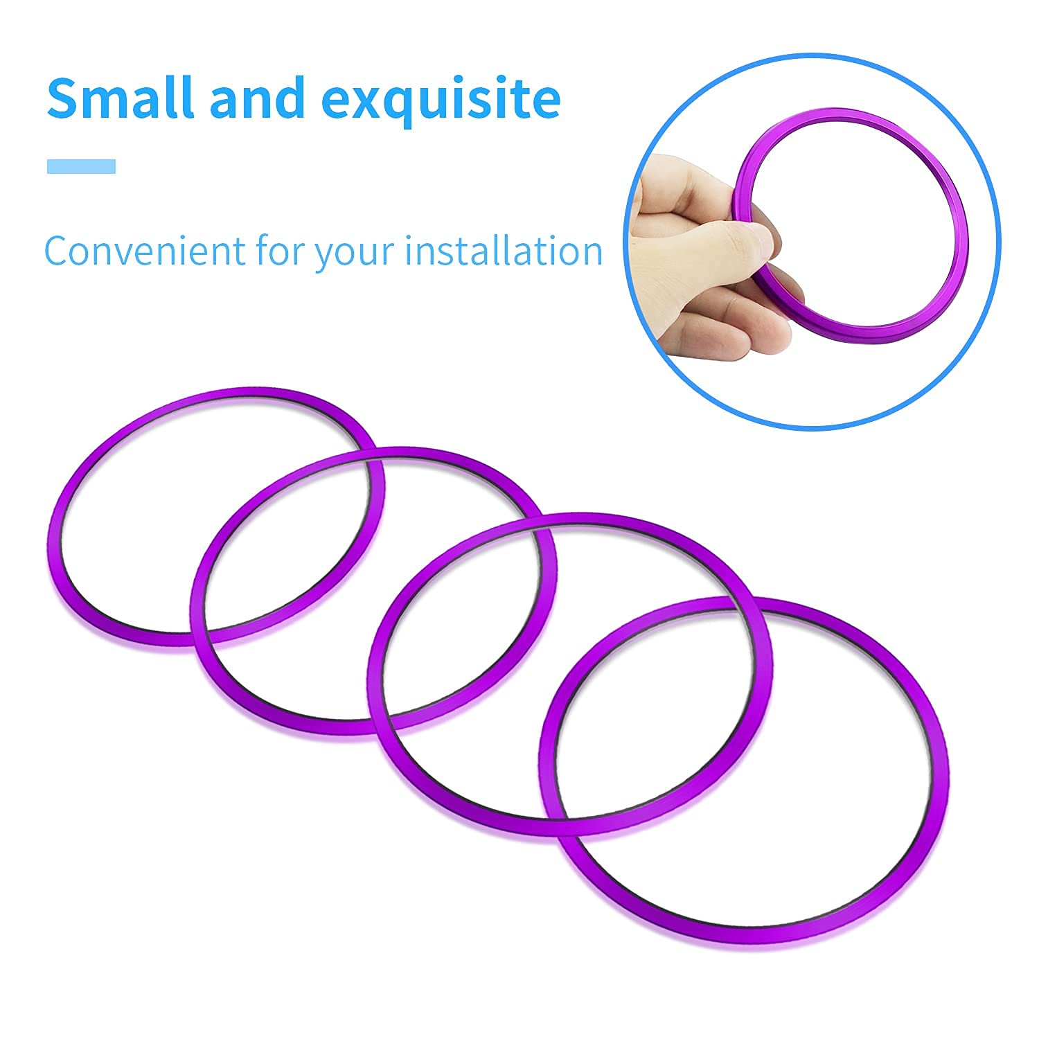 For 2016-2023 Tacoma A/C Vent Ring Outer Cover Air Conditioning Outlet Trim Decoration Toyota Tacoma Accessories 4 Piece Kit, Pu