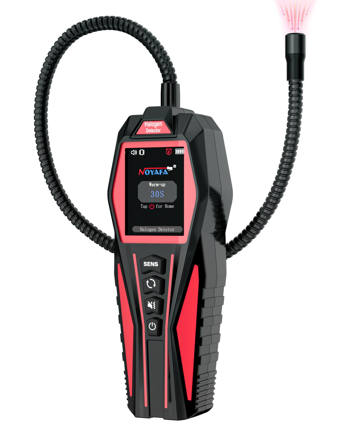 Refrigerant Leak Detector, HVAC Freon Leak Detector with 3 Sensitivity Modes, Automotive AC Leak Detection Kit, Air Conditioning