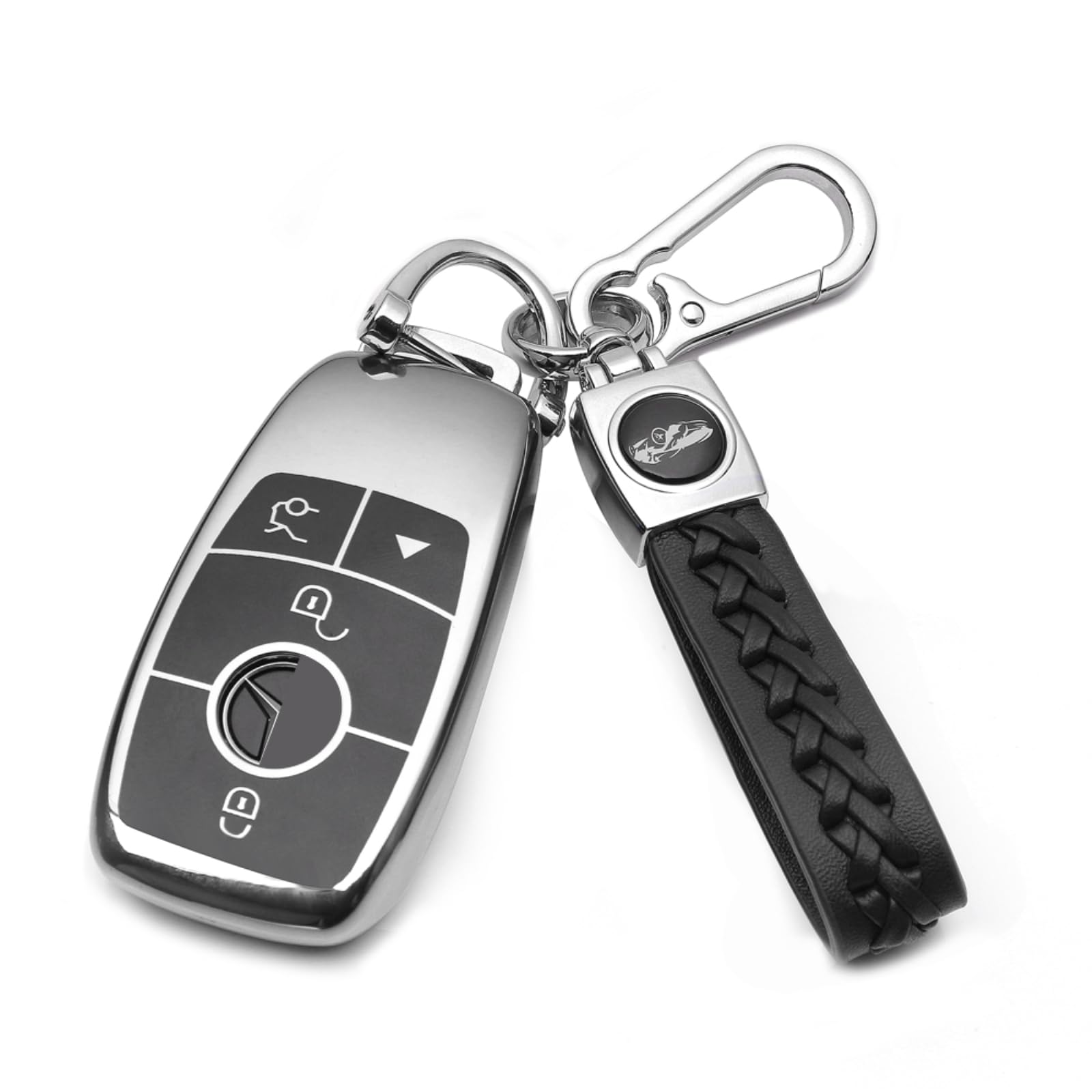 Creativity Suitable For Mercedes Benz Keys Case. The Advanced Soft Tpu Key Box Is Compatible With Cls Cla Gla Amg A C E S G Glc