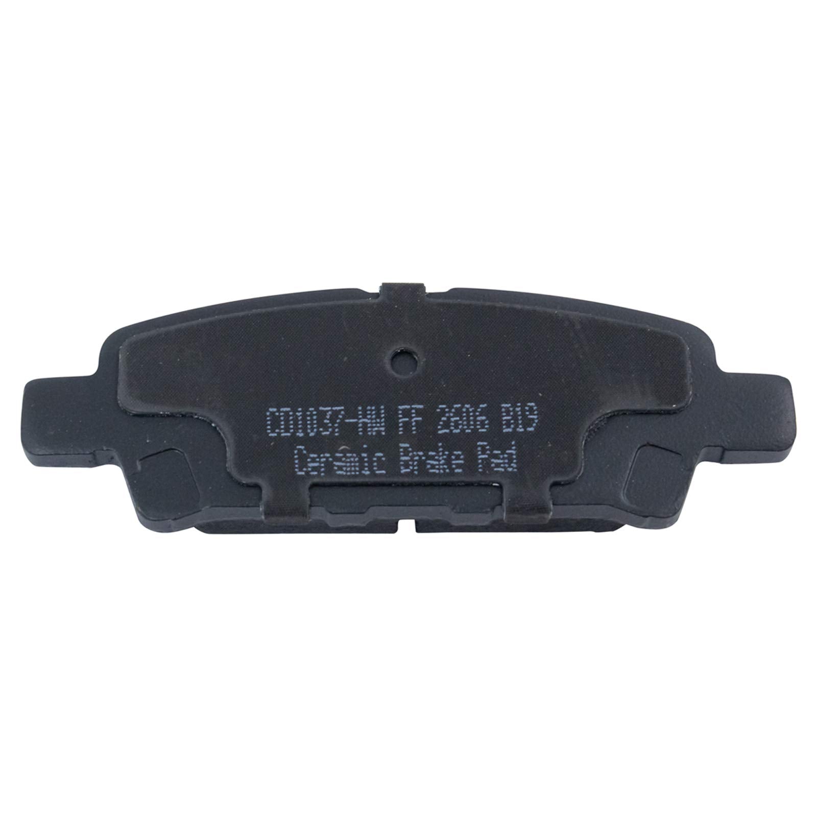 TRQ Rear Brake Pads Ceramic Compatible with 2011-2014 Chrysler 200 2007-2010 Sebring 2008-2014 Dodge Avenger 2007-2012 Caliber 2