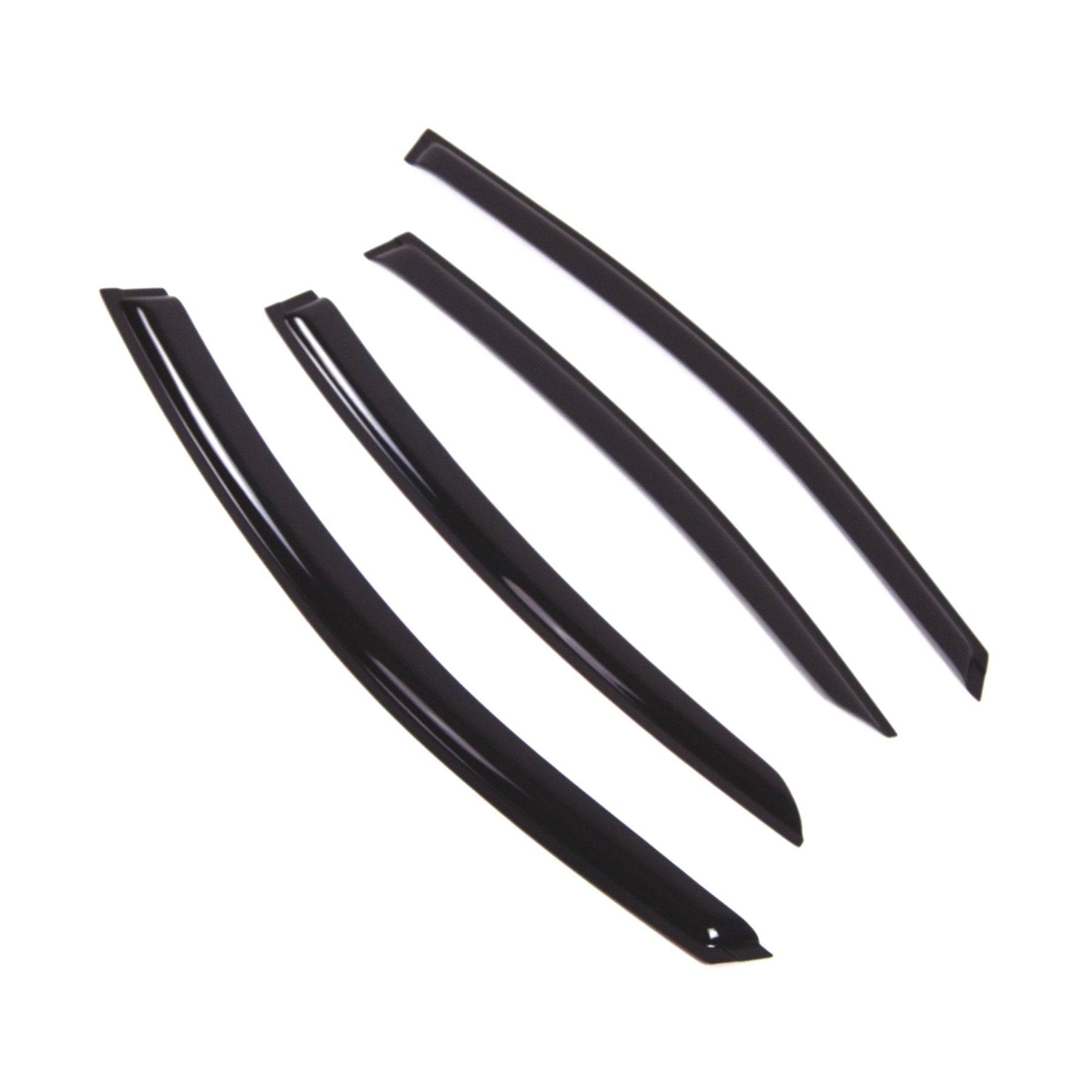 Tuningpros Outside Mount Window Vent Visors Rain Guards Compatible With Subaru Legacy Sedan 2017-2018 | Side Window Wind Deflect