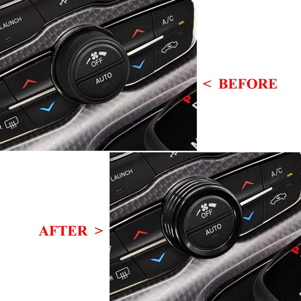 Ac Air Conditioner Volume Tune Knob Button Cover For Dodge Ram 1500 2500 3500 2013-2018 For Dodge Challenger Charger Durango Jou
