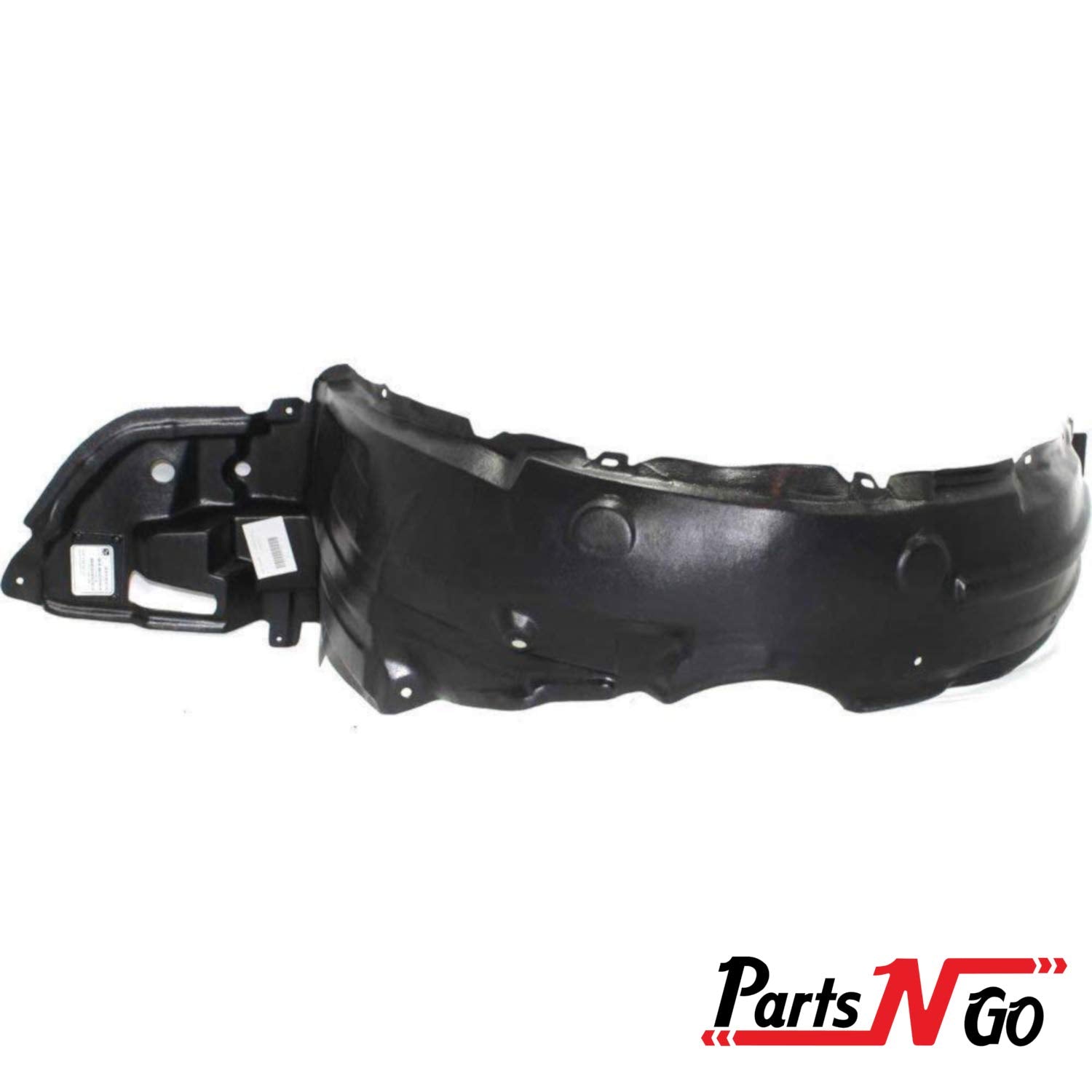 Parts N Go Corolla Fender Liner RH Splash Guard 2009-2010, Black, Polyurethane/Plastic