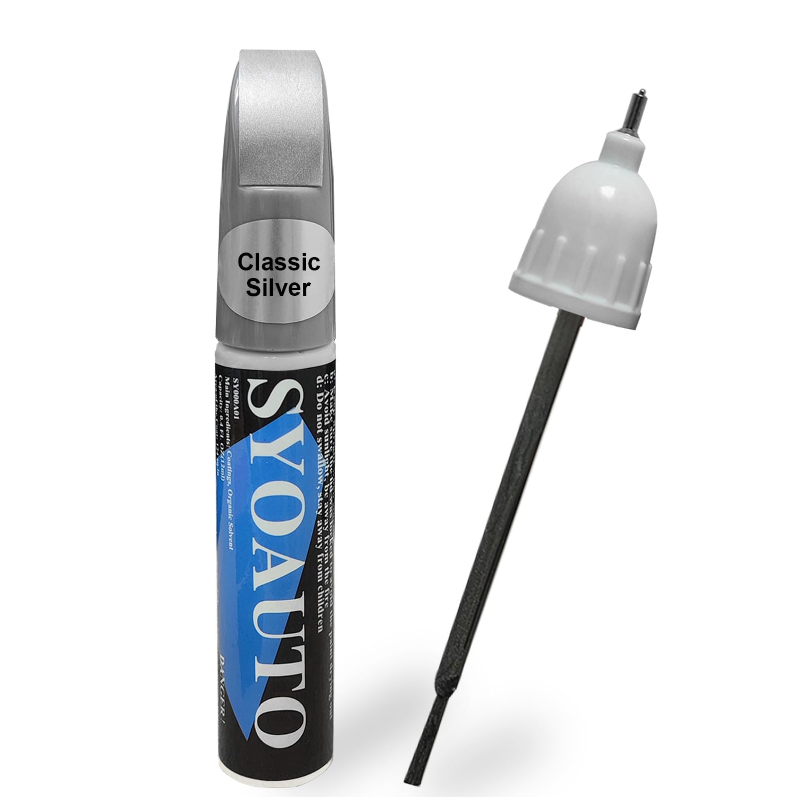 Syoauto Classic Silver 1F7 Touch Up Paint Fit For Toyota Cars Auto Touch Up Paint Scratch Repair Automotive Paint Scratch Remove