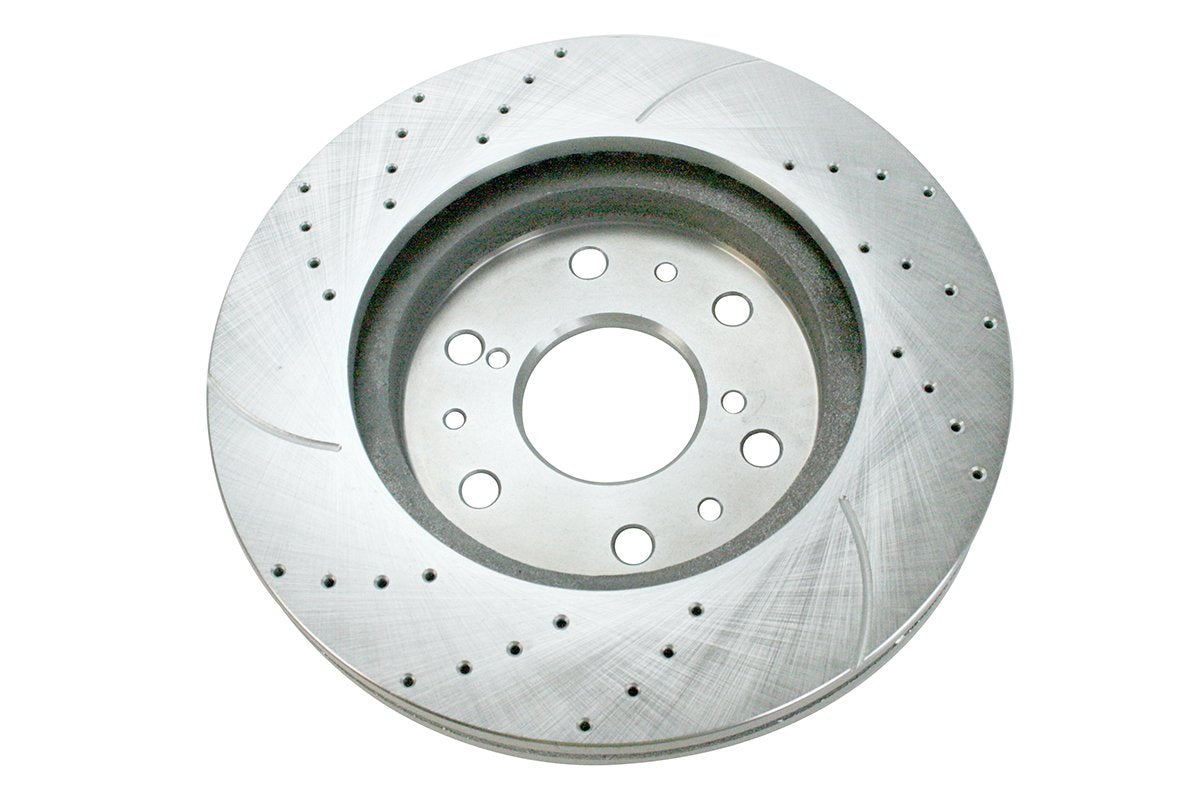 Autoshack Front Drilled And Slotted Brake Kit Rotors And Ceramic Pads Pair Of 2 Driver And Passenger Side Replacement For Chevrolet Silverado 1500 Tahoe Suburban 1500 Gmc Sierra 1500 4Wd Brkpkg003935