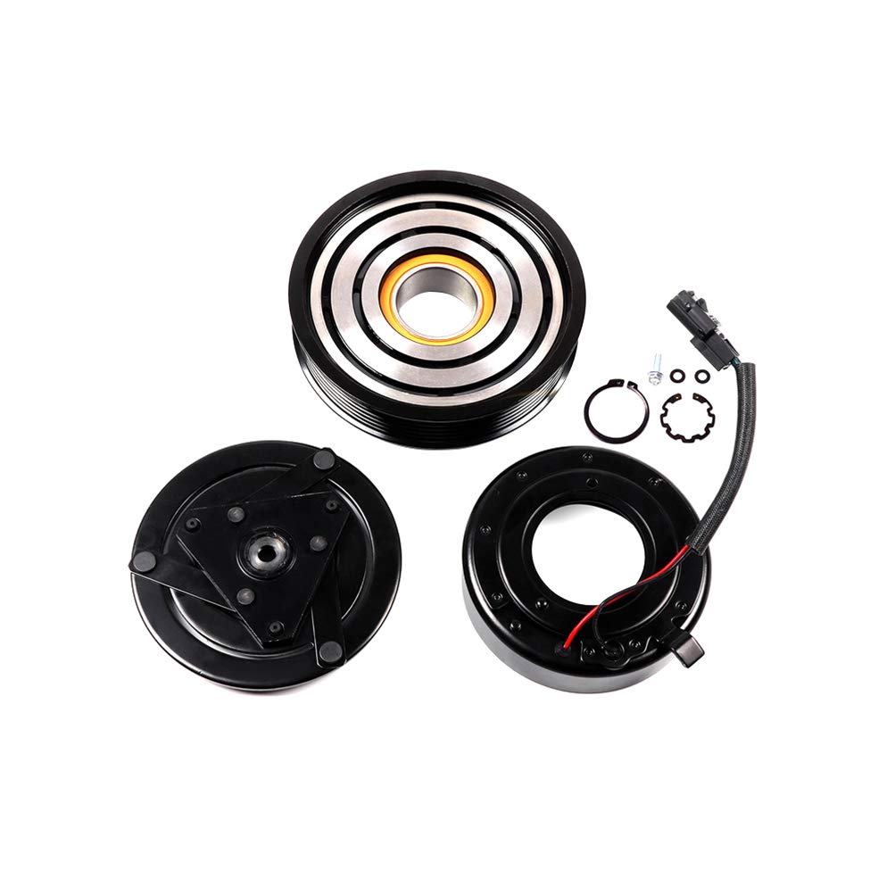 SCITOO AC Compressor with Clutch for Nissan Altima 2.5L for Nissan Sentra 2.5L 2007-2012 A/C Compressor Clutch CO10886C 67664 68