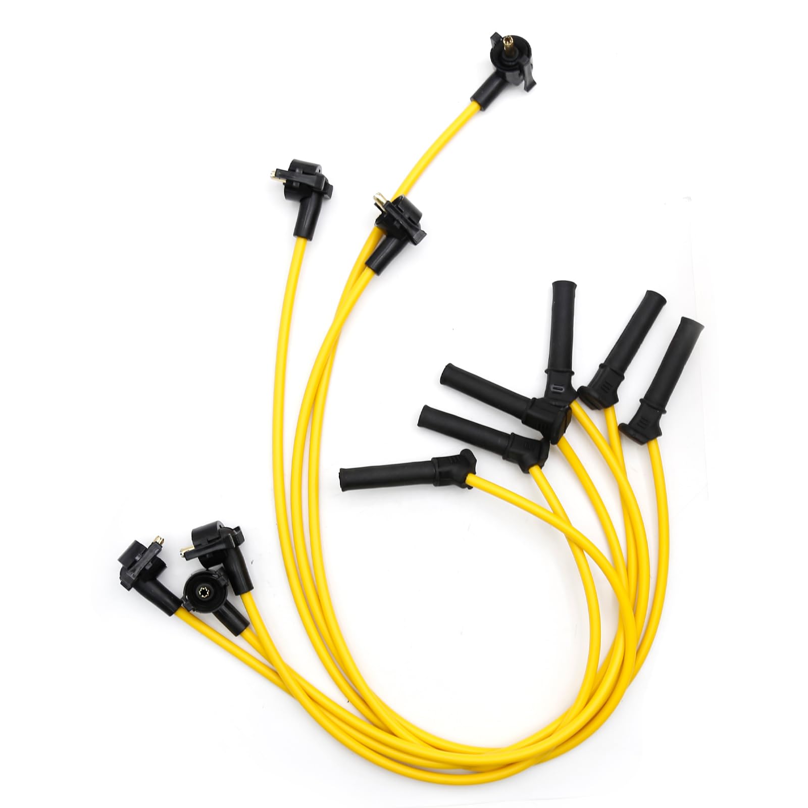 Saihisday Spark Plug Wire Set Spark Plug Ignition Wires Replacement for Ford Ranger Mustang Explorer Sport Track V6 4.0