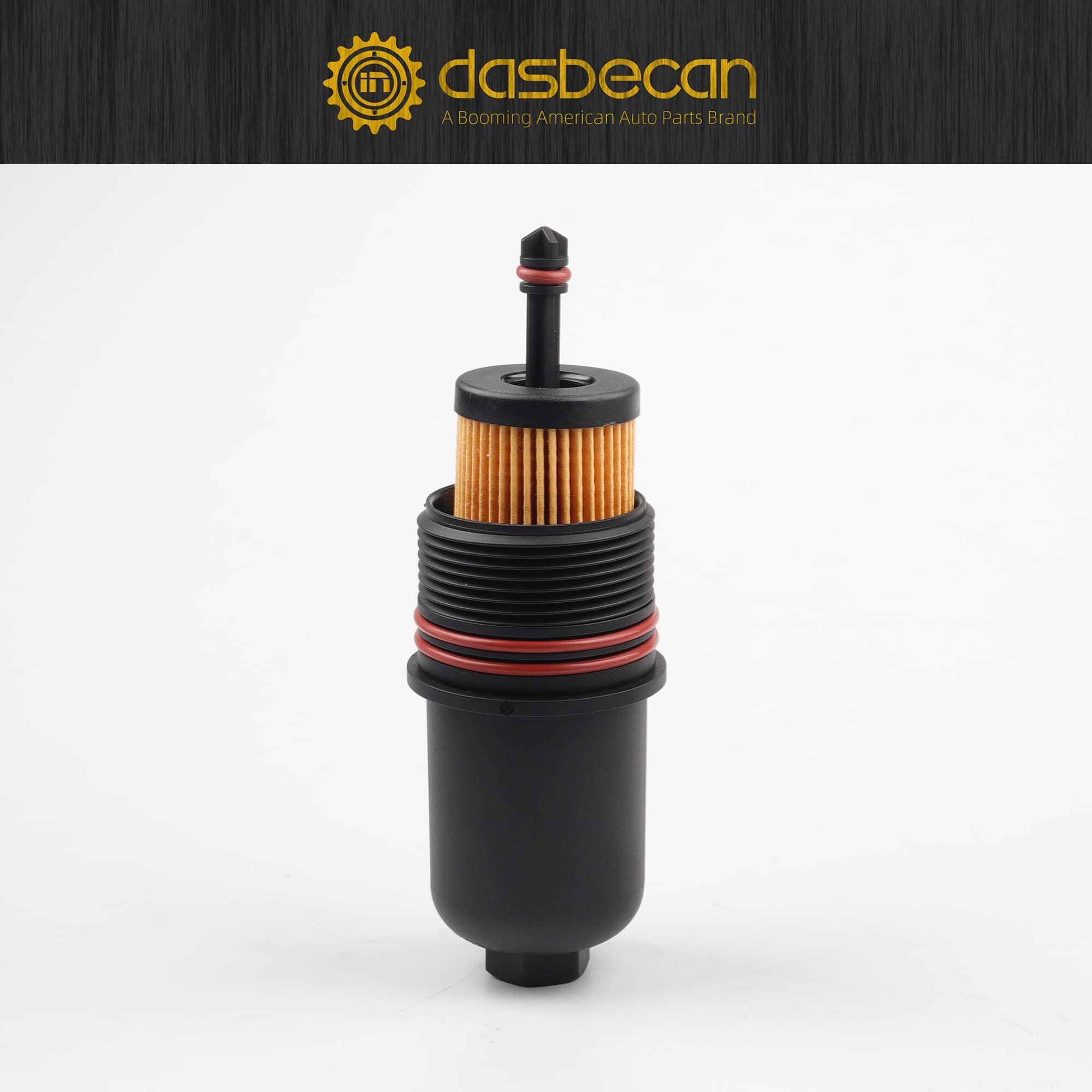Dasbecan Oil Filter Cap Lid Cover Compatible With Ford Fusion/F-150 2.7L V6/Ecoboost Replaces# Ft4Z6A832C Ft4Z-6A832-C