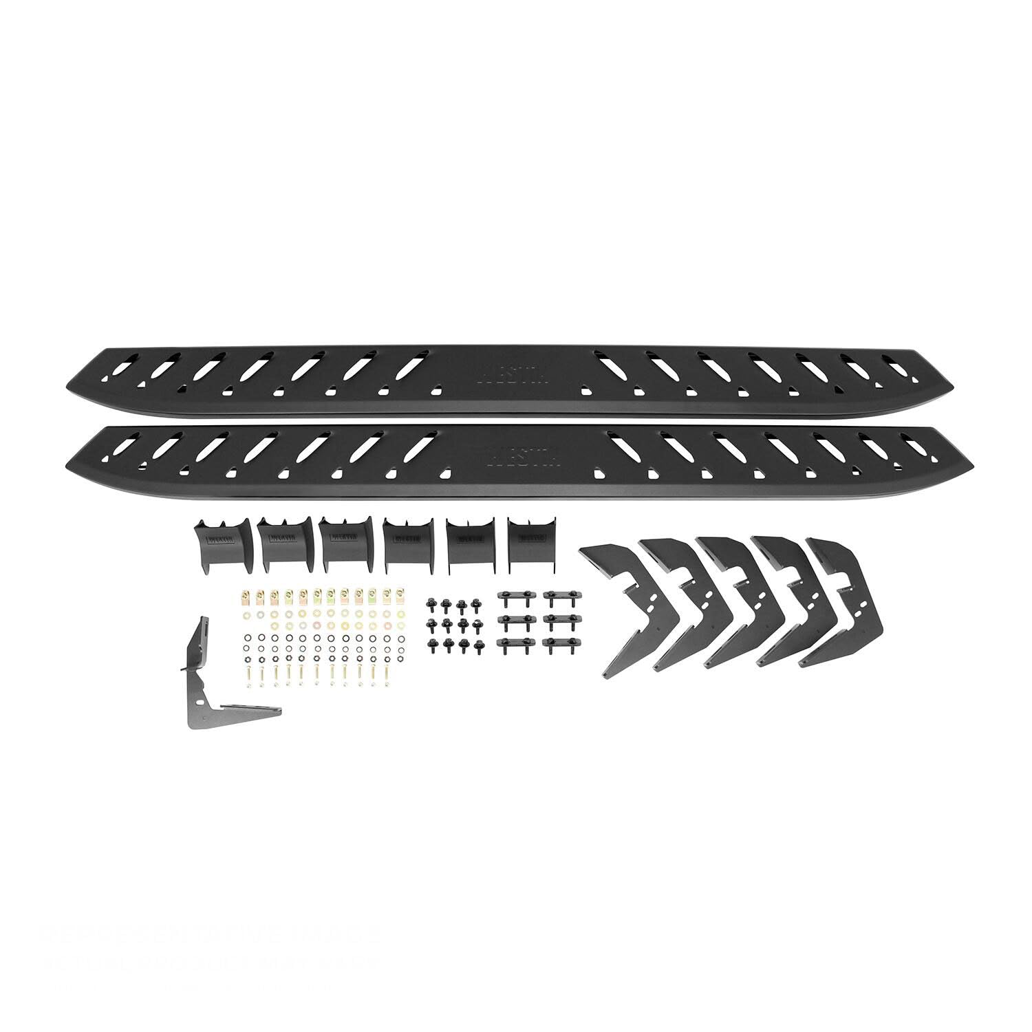 Westin 28-81095 Thrasher Running Boards Fits 2015-2024 F150 2017-2024 F250 F350 Crew Cab Textured Black Pair