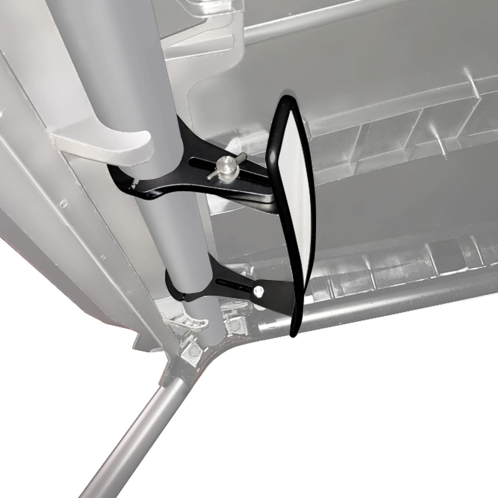 XJMOTO UTV 15" Wide Convex Rear View Mirror - 2" Clamp Compatible with Can-Am Maverick Talon, Plastic, Model 712396501169
