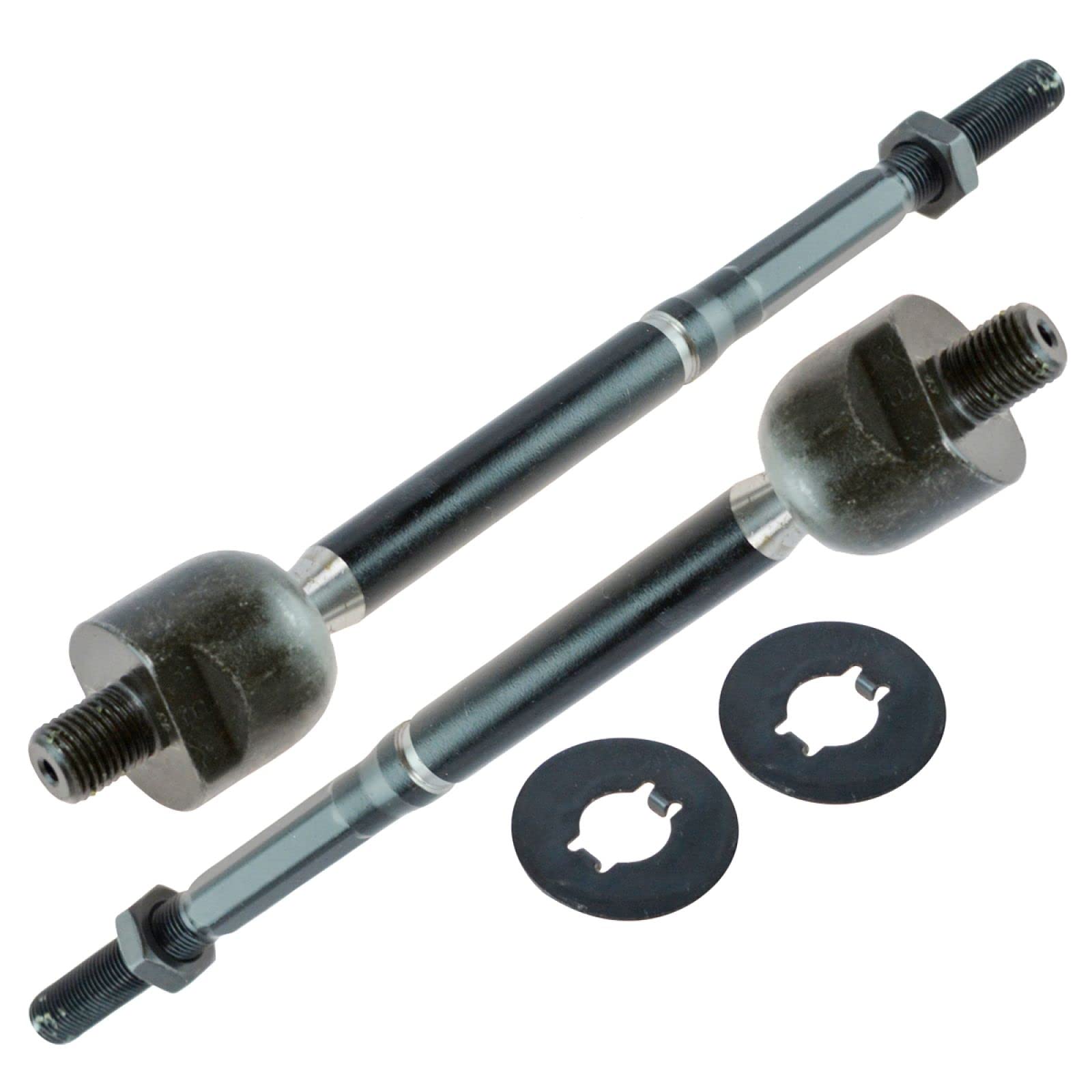TRQ Front Inner Tie Rod Set Compatible with 2000-2005 Toyota Echo