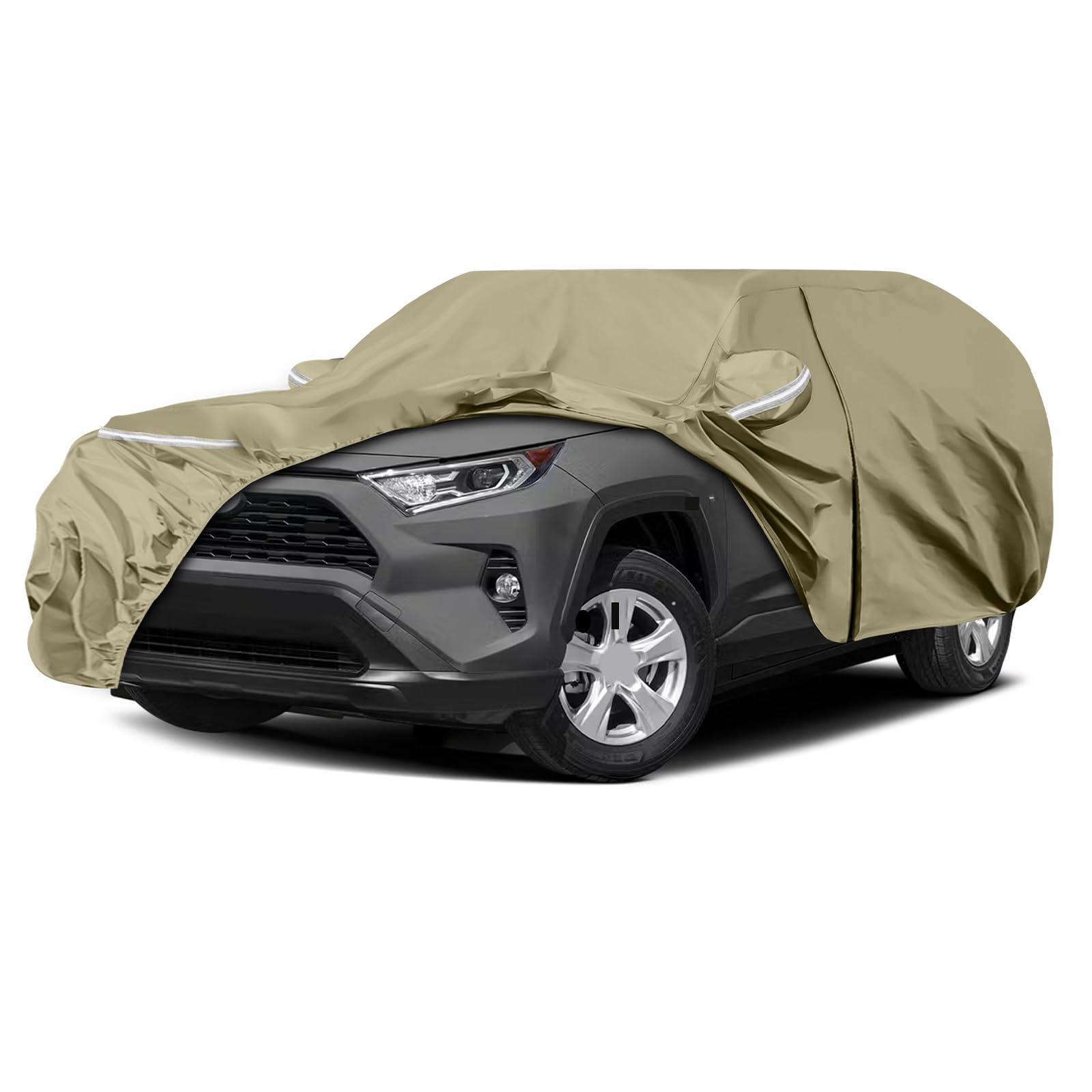 Waterproof Car Covers Replace for 1987-2006 Jeep Wrangler, Multilayer Heavy Duty with Cotton Liner All Weather Custom-fit Car Co