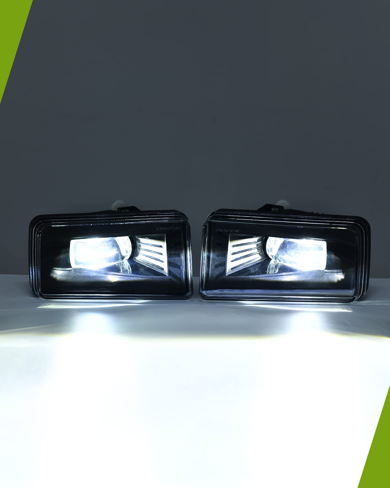 Autosaver88 Fog Lights Led Compatible With 2007 2008 2009 2010 2011 2012 2013 2014 2015 Chevy Silverado 1500/07-14 Silverado 250