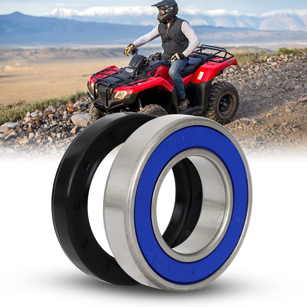 Autovic Rear Axle Wheel Hub Housing Bearing Seal Kit For Honda Atv Foreman 400 450 500 Rubicon 500 Rancher 350 400 420 Replace 91055-Hn5-681 & 91255-Ha0-681