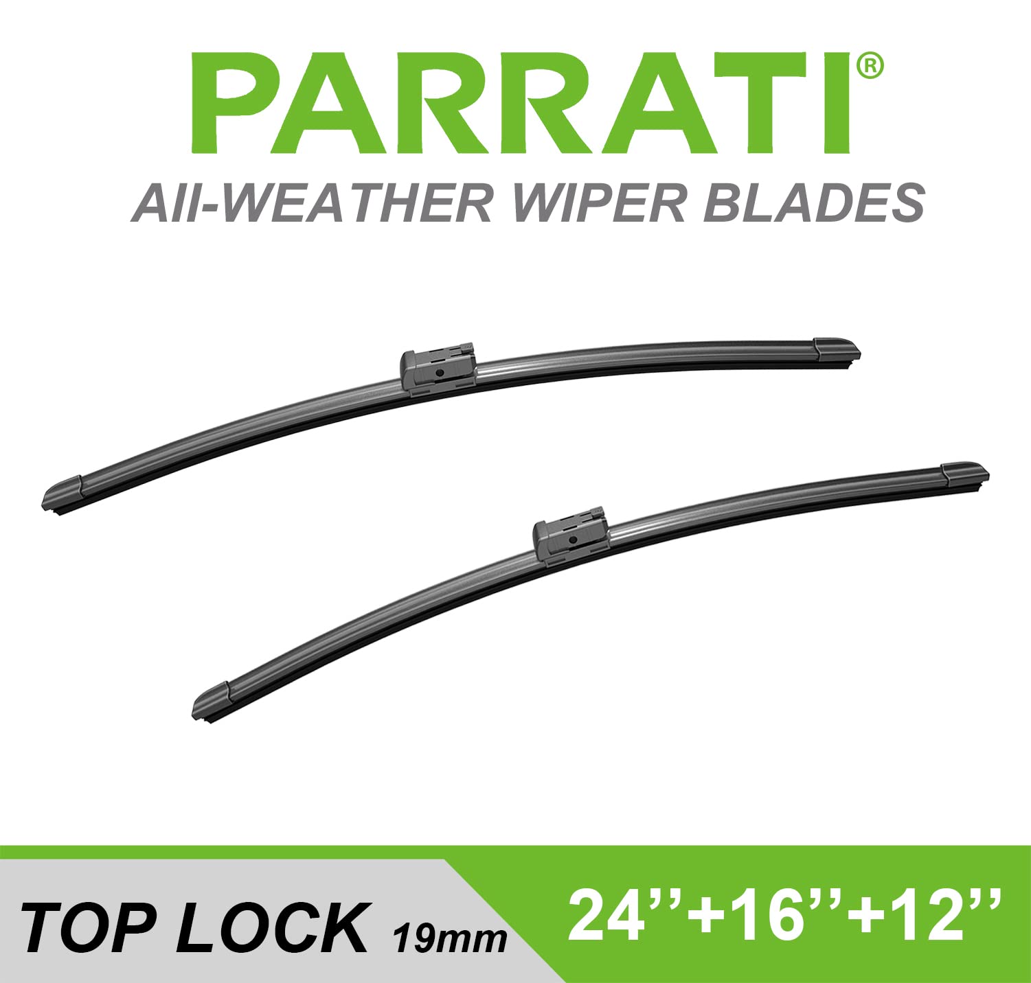Parrati High Performance Premium All-Season Automotive Windshield Wipers With Rear Wiper Blades Replacement For 2014-2015 Chevro
