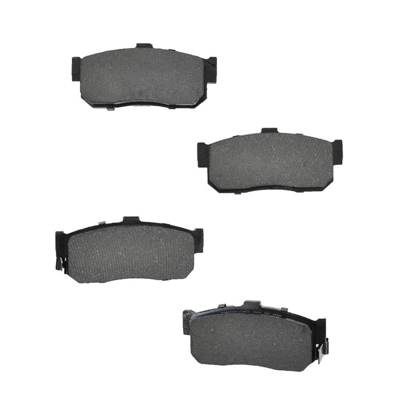 Trq Rear Brake Pad & Rotor Kit Brake Pads Brake Rotor Semi-Metallic Compatible With 1996-2001 Infiniti I30 1994-2001 Nissan Maxi