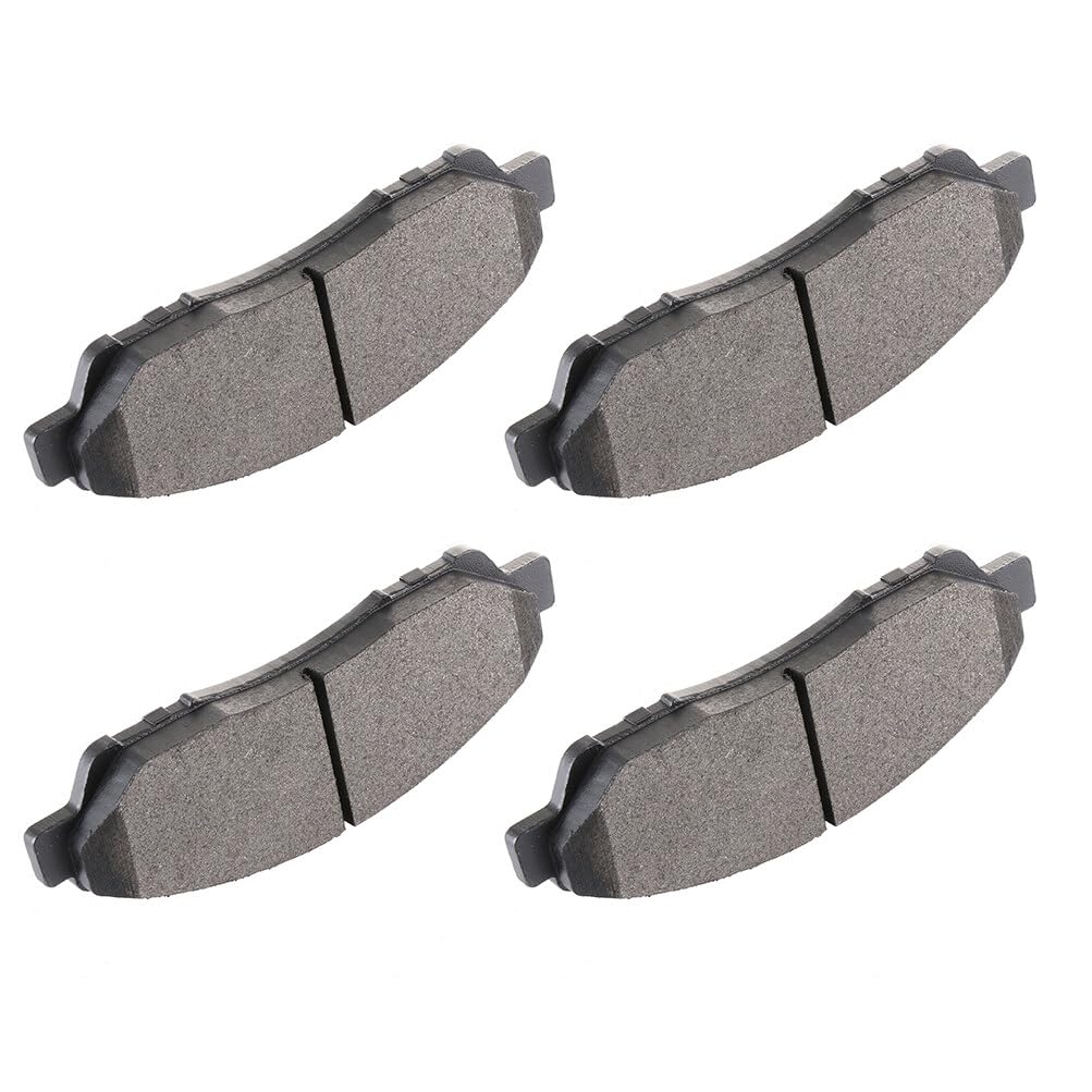 Cciyu D1378 Front Semi-Metallic Disc Brake Pads Kit For Acura Mdx 2007-2019,For Acura Zdx 2010-2013,For Honda Pilot 2009-2019,Fo
