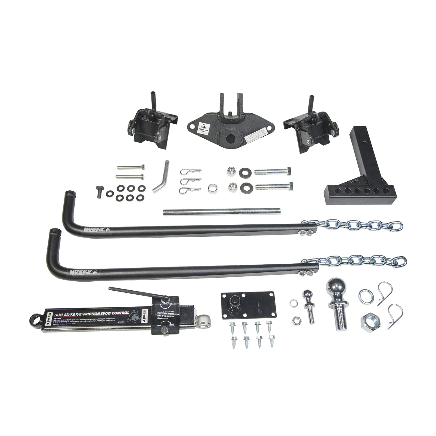 Husky 31995 600Lb Weight Distribution Hitch With Sway Control And 2' Ball