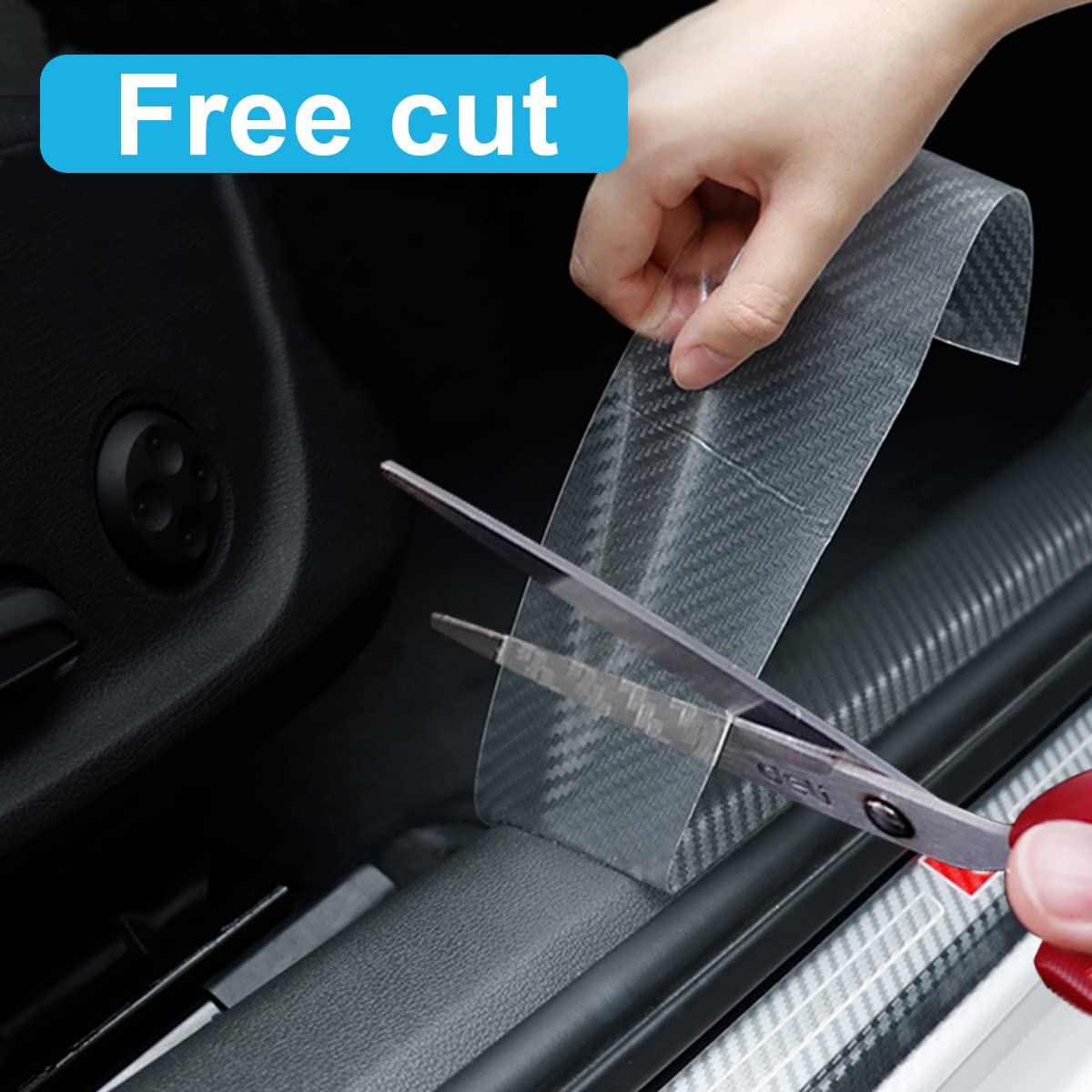 Storystore Door Edge Guards - Automotive Anti-Collision Strip For Front & Rear Bumper/Door Sill Protector, Fits Most Cars (4In X