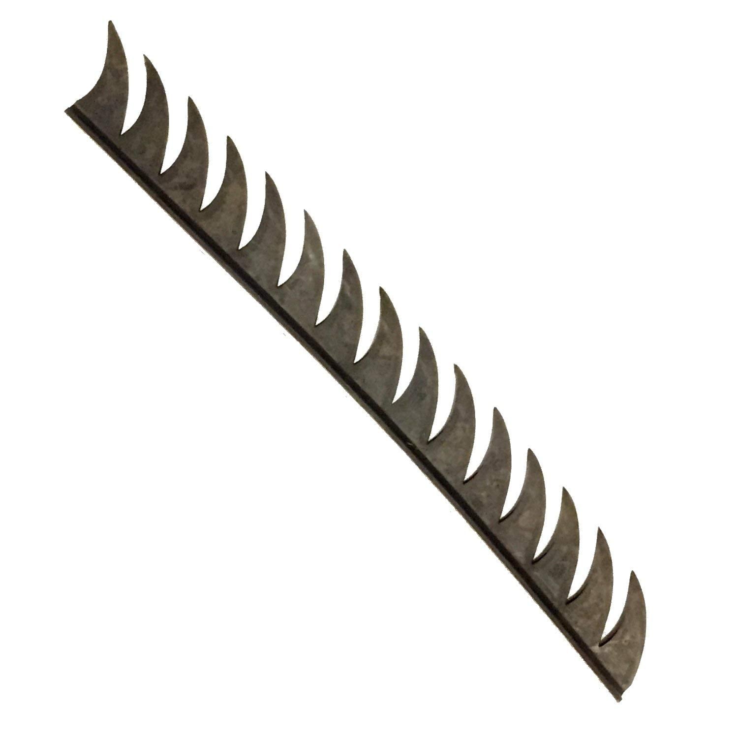 customTAYLOR33 Warhawk/Mohawk Rubber Saw Blade Helmet Accessory - Black, Fits Standard Helmets