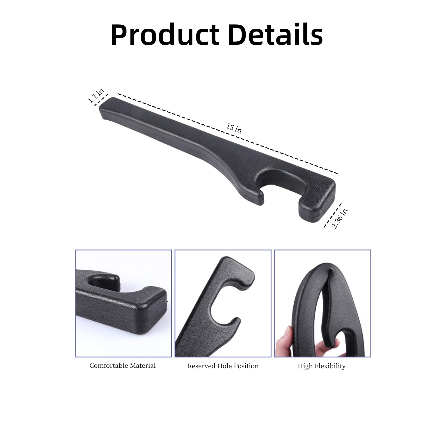 Hiseanllo Car Seat Gap Filler 2 Pack, Universal Fit Pu Leather Car Seat Gap Plug To Fill The Gap Between Seat And Console, Car S