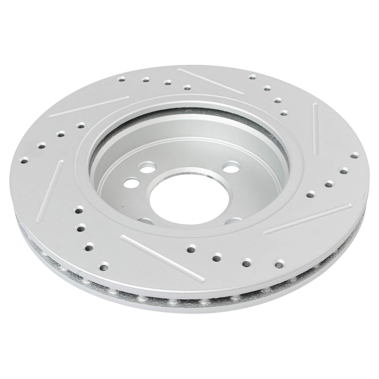 Trq Front Performance Brake Rotors Set Premium G-Coated Compatible With 2002-2006 Mini Cooper