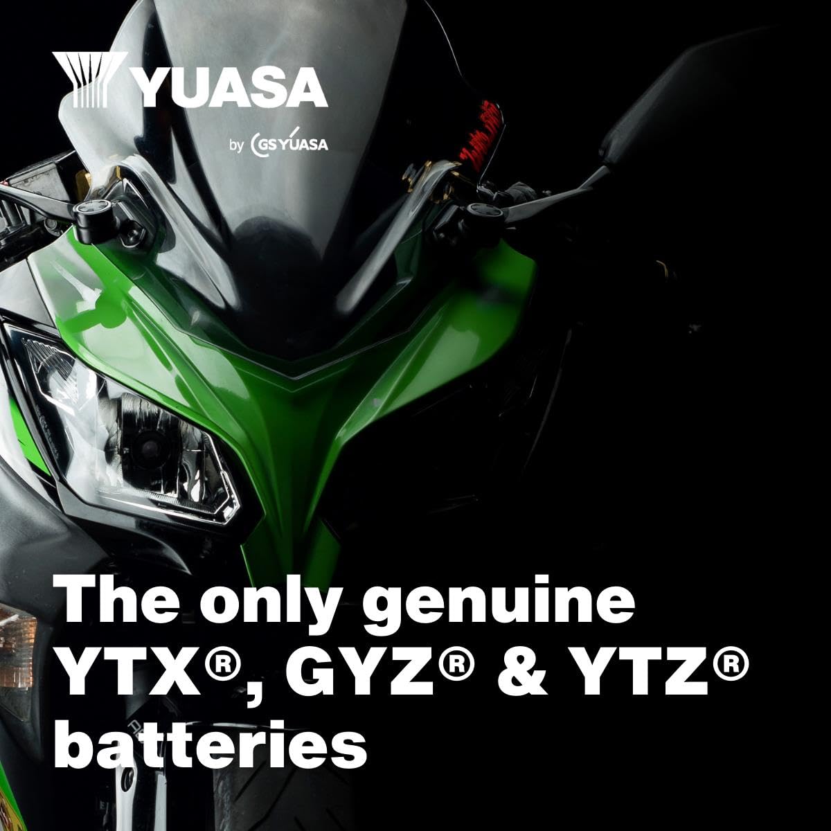 Yuasa GYZ16H AGM Battery - Factory Activated, Black, Model YU-GYZ16H(WC)