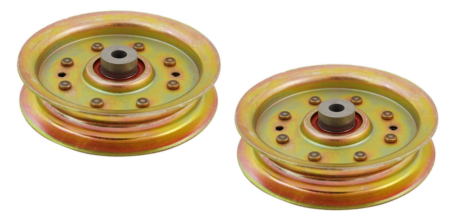 Heavy-Duty Flat Idler Pulley Compatible with Cub Cadet 956-04129 956-04129C 756-04129B 756-04129C MTD 753-08171 756-04129B 756-0