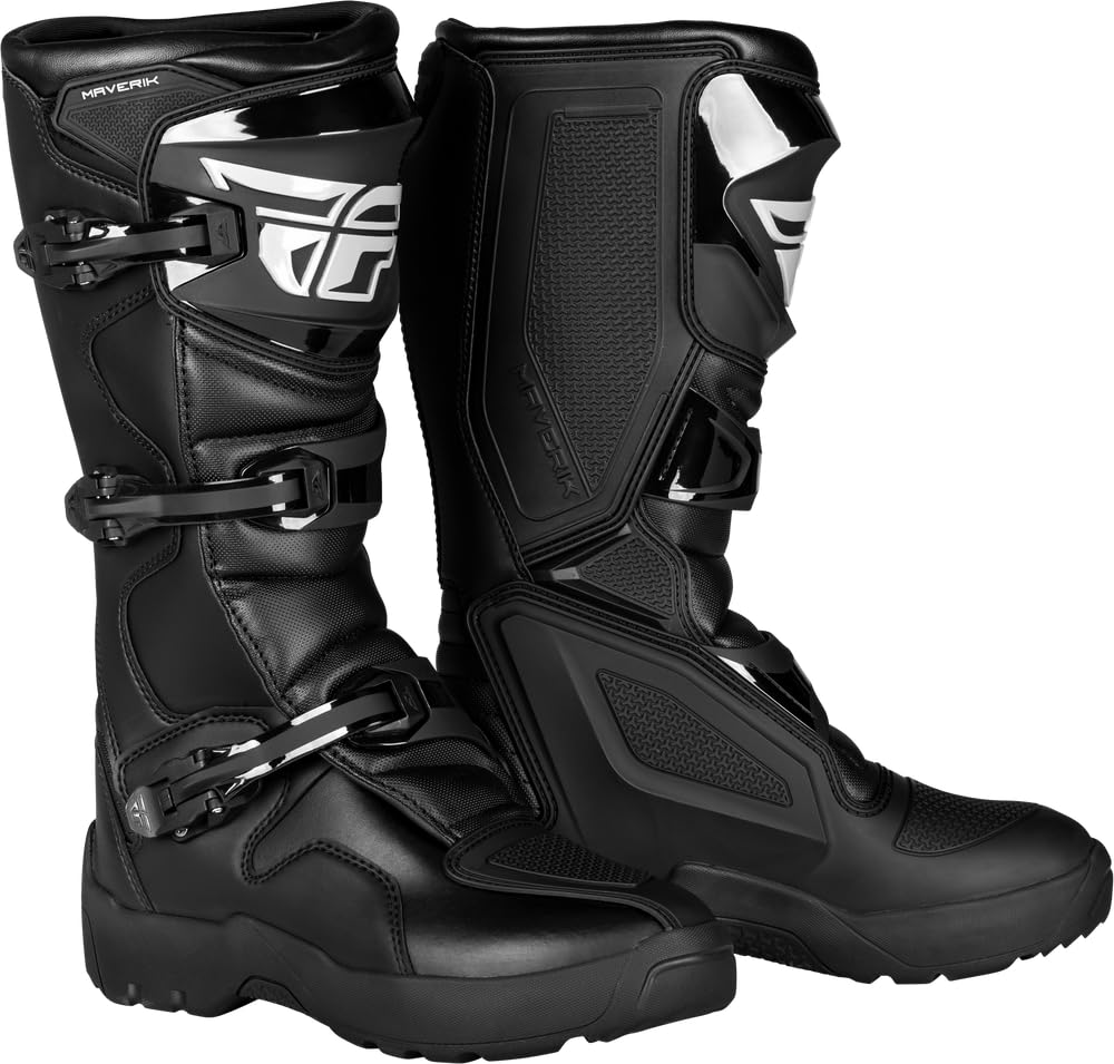 Fly Racing Maverik LT Enduro riding boots (Black/Black LT, 11)