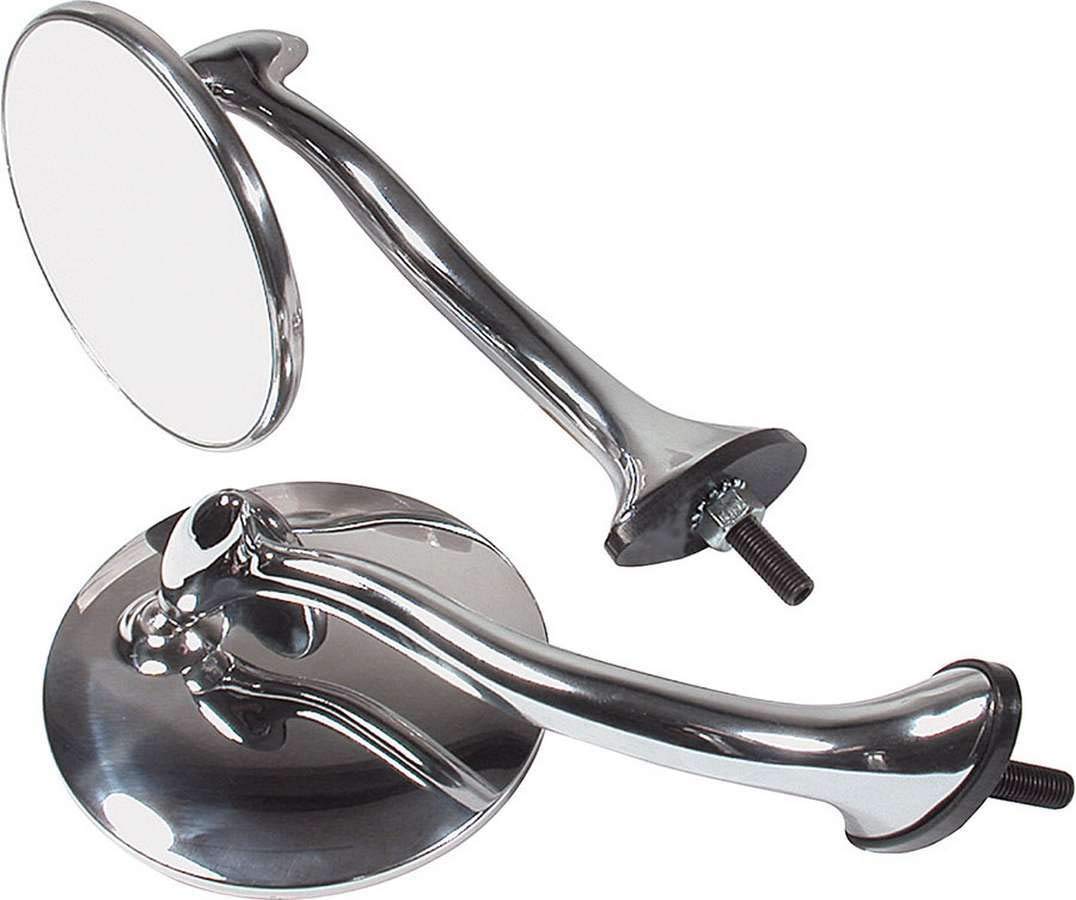 Allstar Performance All76400 Mirror, Swan Neck, Side View, Round, 4 In Diameter