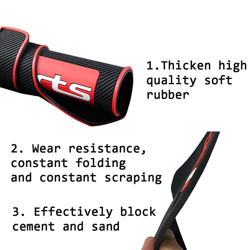Yunm 4 Pcs Car Rubber Mudguard Mud Flaps Splash Guards Rubber Mudguard For Sports Mud Flaps Guards Splash Front And Rear Univers