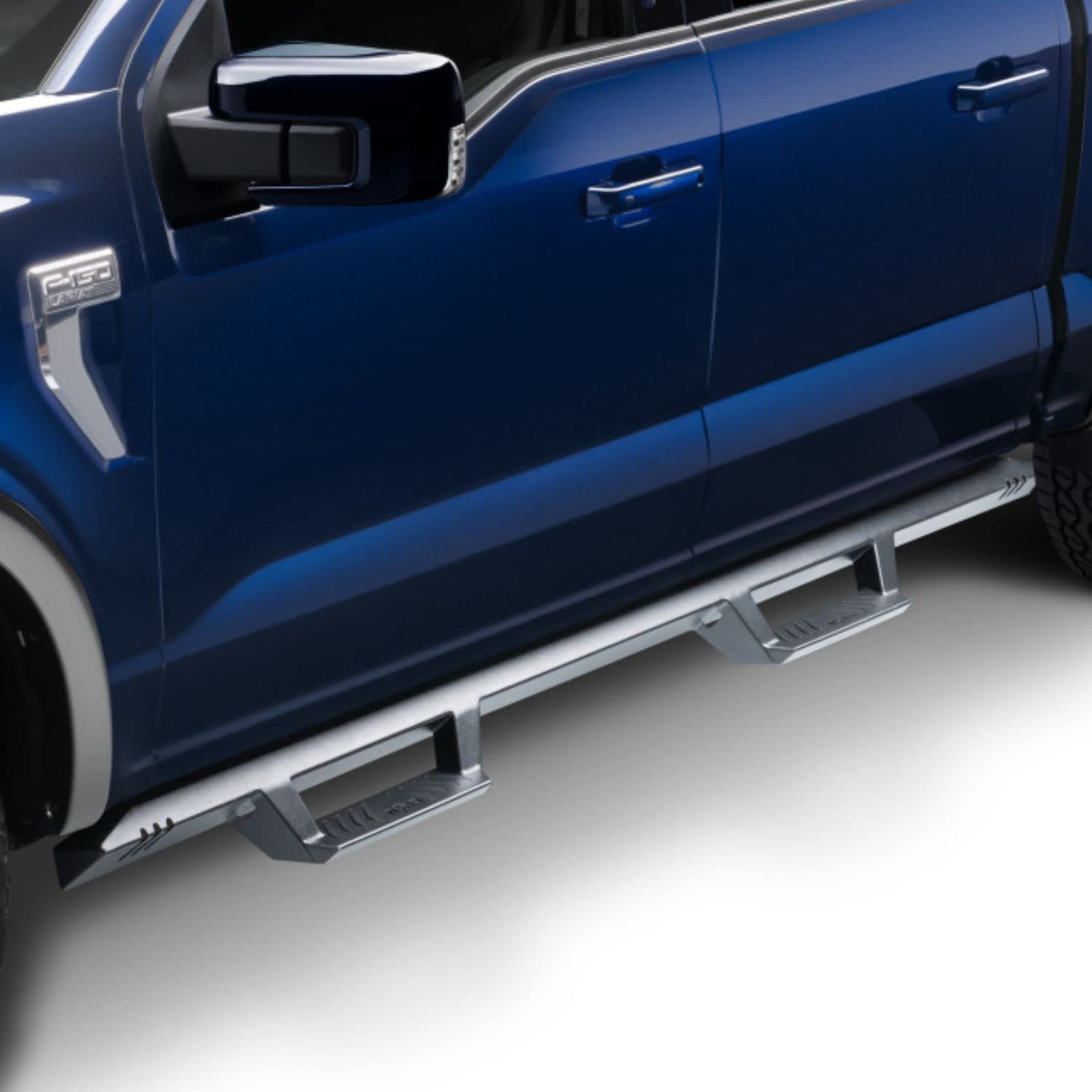 N-Fab Epyx Steps For Ford F-150/F-250/F-350 | Cab Length, Steel, Textured Black | Exf15Qc-Tx | Fits 2015-2024 Ford F-150, 2018-2023 Raptor, 2017-2023 F250/F350/F450 Supercab All Beds, Gas/Diesel