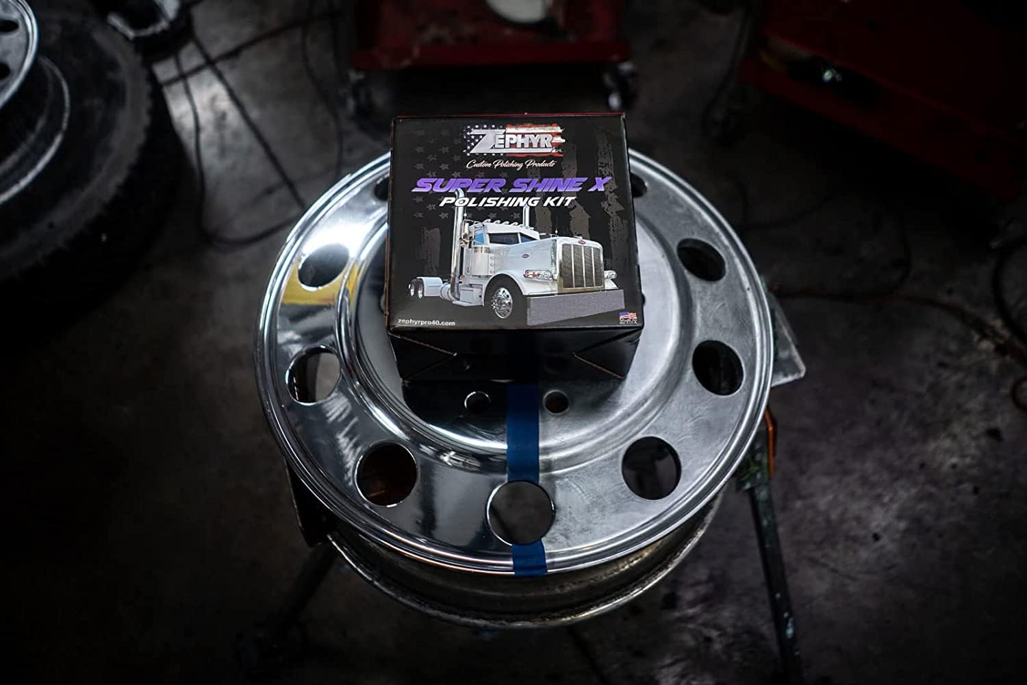 Zephyr Super Shine X Polishing Kit - Metal, SXX Model, Super Shine 'X' Size, Ultimate Car Care Solution