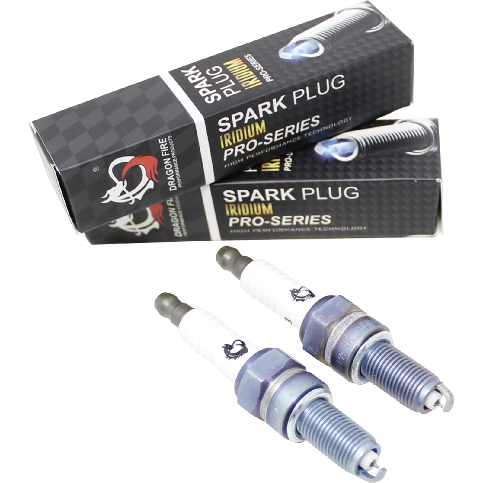 Dragon Fire Performance Iridium Spark Plugs 2Pcs Compatible With 2011-2020 Polaris Ace General Ranger Rzr Xp S 570 900 1000 Repl