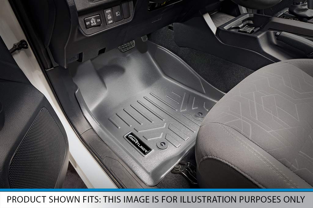 MAX LINER Floor Mats 2 Row Liner Set for 2002-2006 Cadillac Escalade ESV - Durable Protection, Custom Fit, Black Color