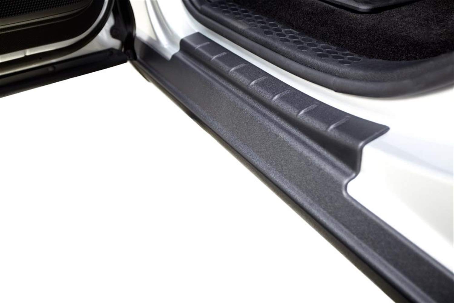 Bushwacker Trail Armor Side Rocker | 4-Piece Set, Black, Textured Finish | 14071 | Fits 2009-2014 Ford F-150 Extended Cab