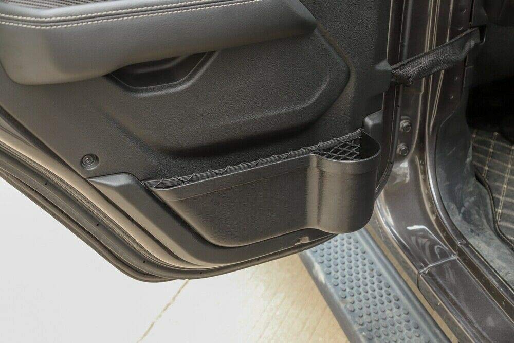 Jecar Door Pocket Back Door Storage Pockets Organizer Box Compatible With Jeep Wrangler 2018-2023 Jl 4-Door, Door Net Replacement, Black