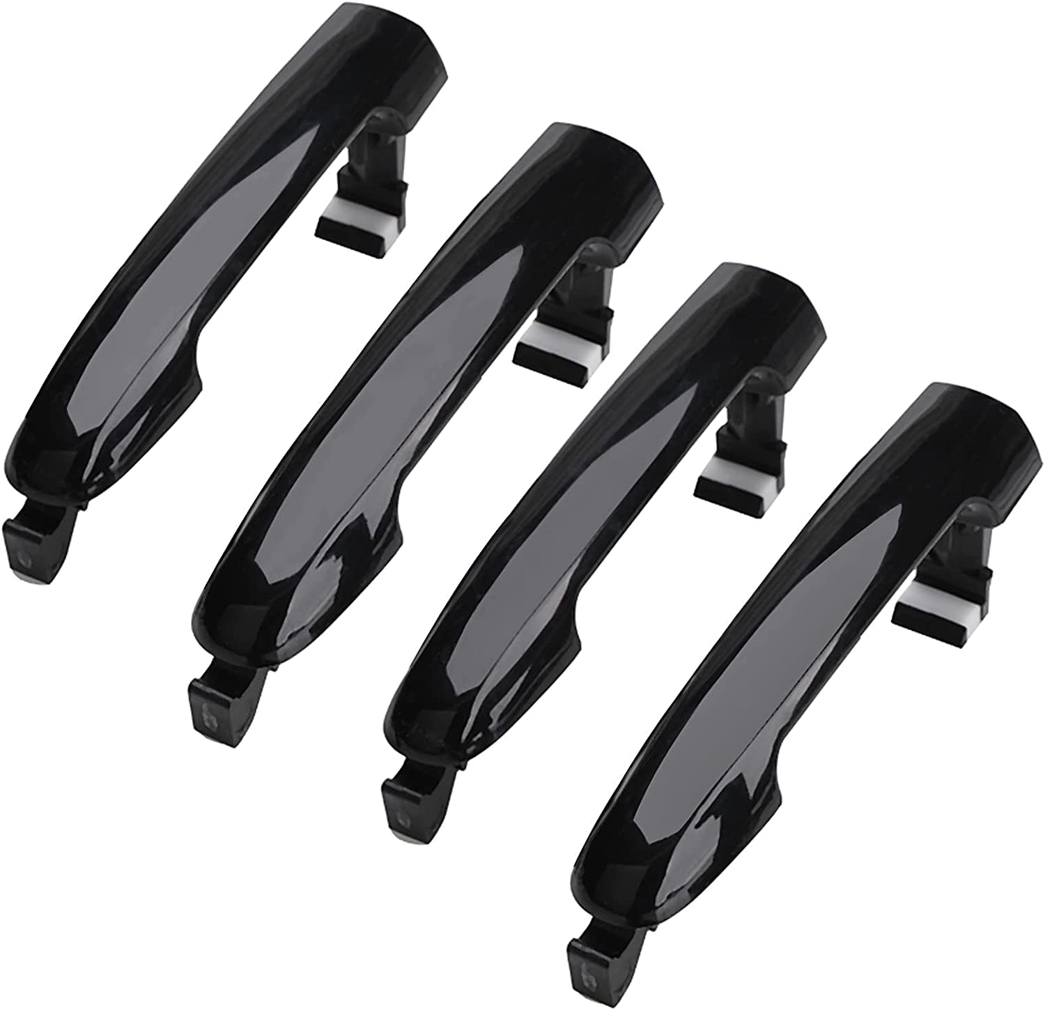 Lcyolada 4Pcs Exterior Door Handles For Hyundai Sonata 2006 2007 2008 2009 2010, Front And Rear, Drive & Passenger Side Replaces
