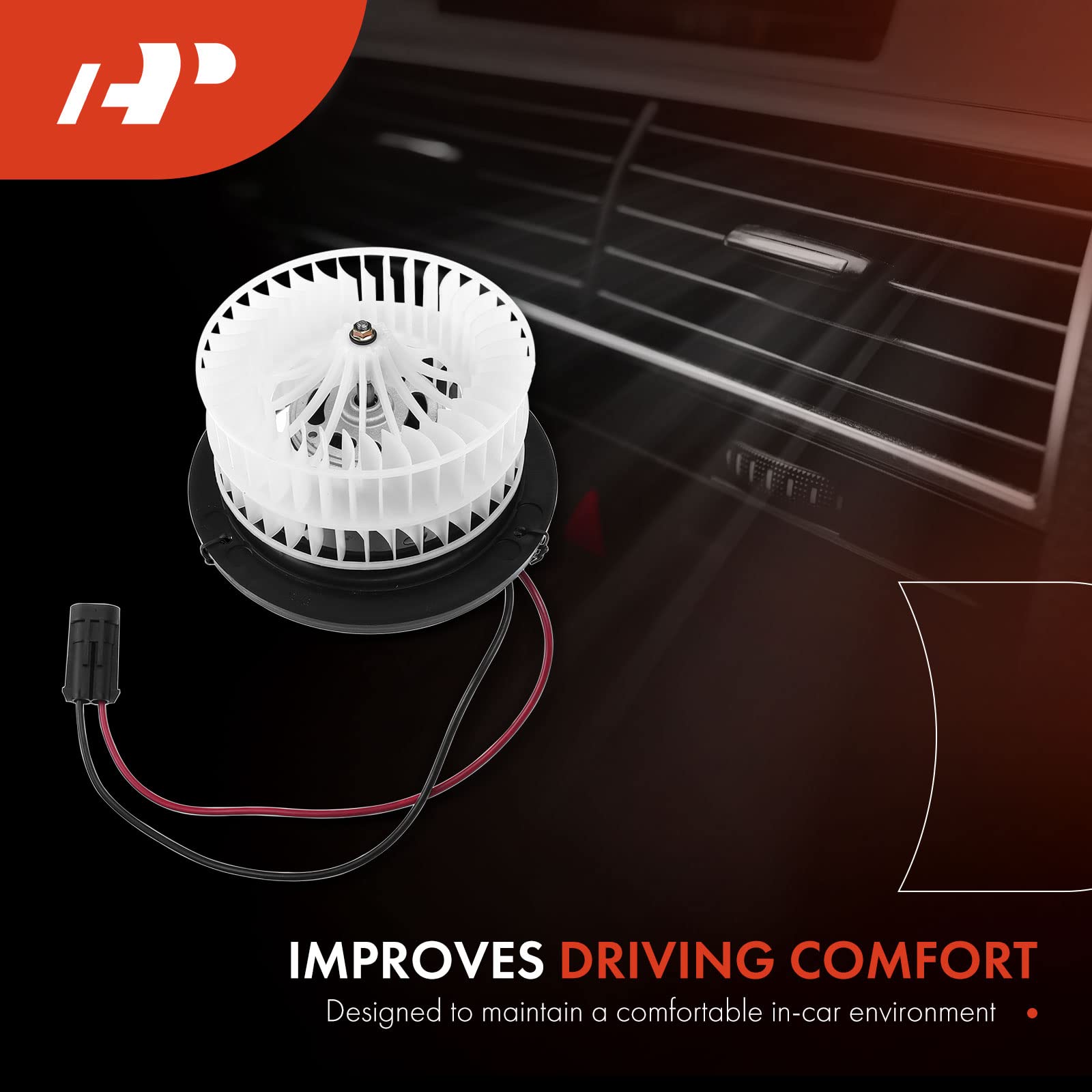 A-Premium Hvac Heater Blower Motor Assembly Compatible With Freightliner & Volvo Vehicles - Classic 2001-2010, Classic Xl, Fl106